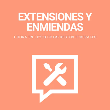 Extensiones y enmiendas
