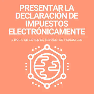 Presentar la declaración de impuestos electrónicamente